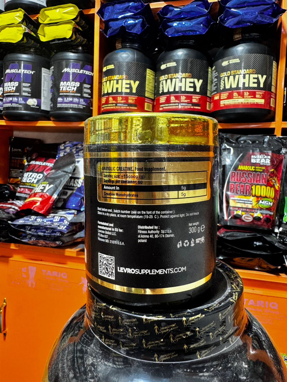 Kevin Levrone Anabolic Creatine – 300g⚡ | 60 Servings | Pure Creatine Monohydrate for Strength, Power & Endurance