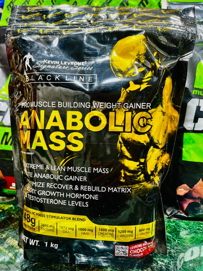 🦾 Kevin Levrone Anabolic Mass – 1kg 🍫 | Elite Muscle-Building Weight Gainer 💣
