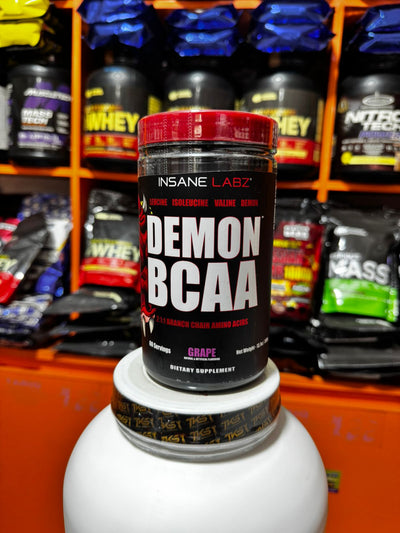 Insane Labz Demon BCAA – Grape (390g) | 2:1:1 Ratio for Maximum Recovery