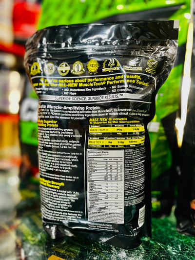 ⚡ MuscleTech Mass Tech – 2lb 🍫 | Advanced Muscle Mass Gainer for Hardgainers 💪