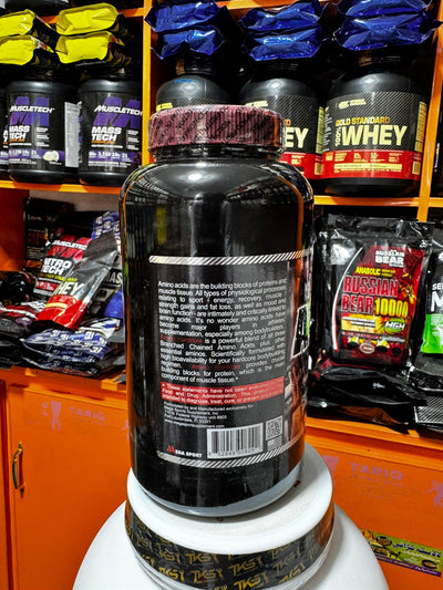 MEGA SPORT Amino Hardcore – Advanced BCAA & Essential Amino Formula (Banana Flavor, 324 Tablets)