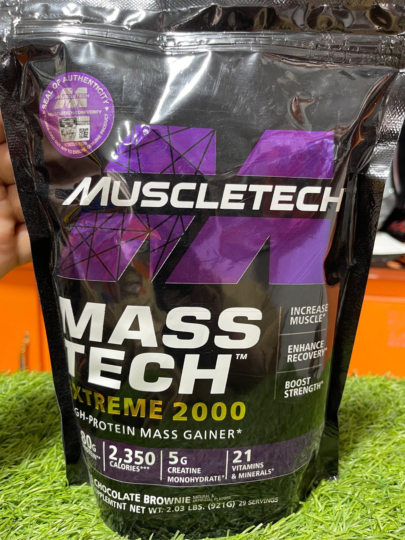 🏋️‍♂️ MuscleTech Mass Tech Extreme 2000 – 2lb 🍫 | Hardcore Mass Gainer with 80g Protein & 2,350 Calories 💥