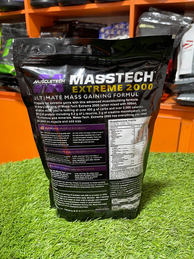 🏋️‍♂️ MuscleTech Mass Tech Extreme 2000 – 2lb 🍫 | Hardcore Mass Gainer with 80g Protein & 2,350 Calories 💥