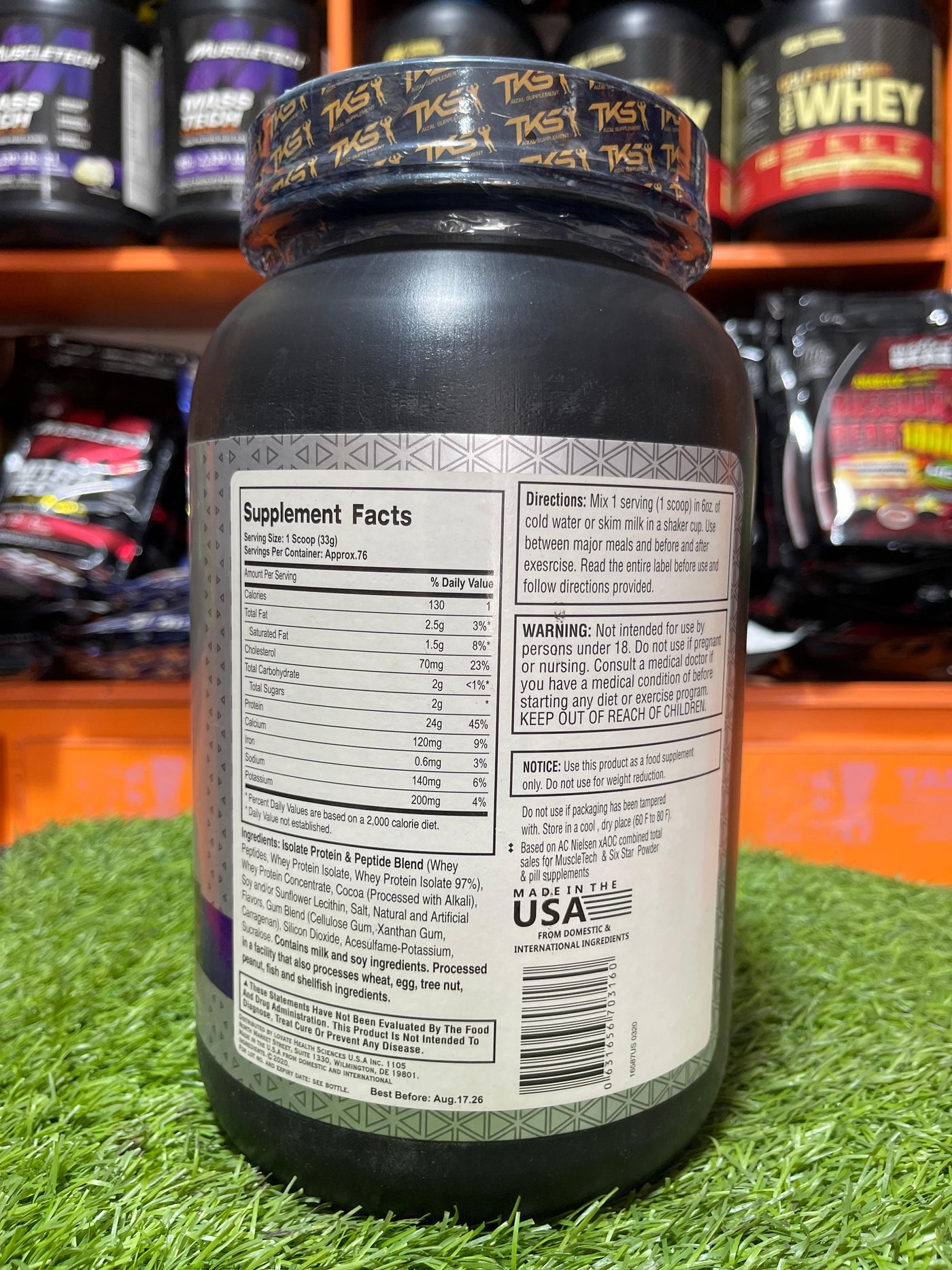 🏋️‍♂️ MUSCLETECH MASS TECH ELITE High-Calorie Mass Gainer (Chocolate) 4 lbs (1.81 kg)