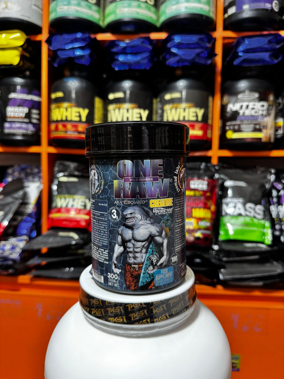 ONE RAW Creatine – Wild Berries (300g) | Ultra Pure Creatine Monohydrate