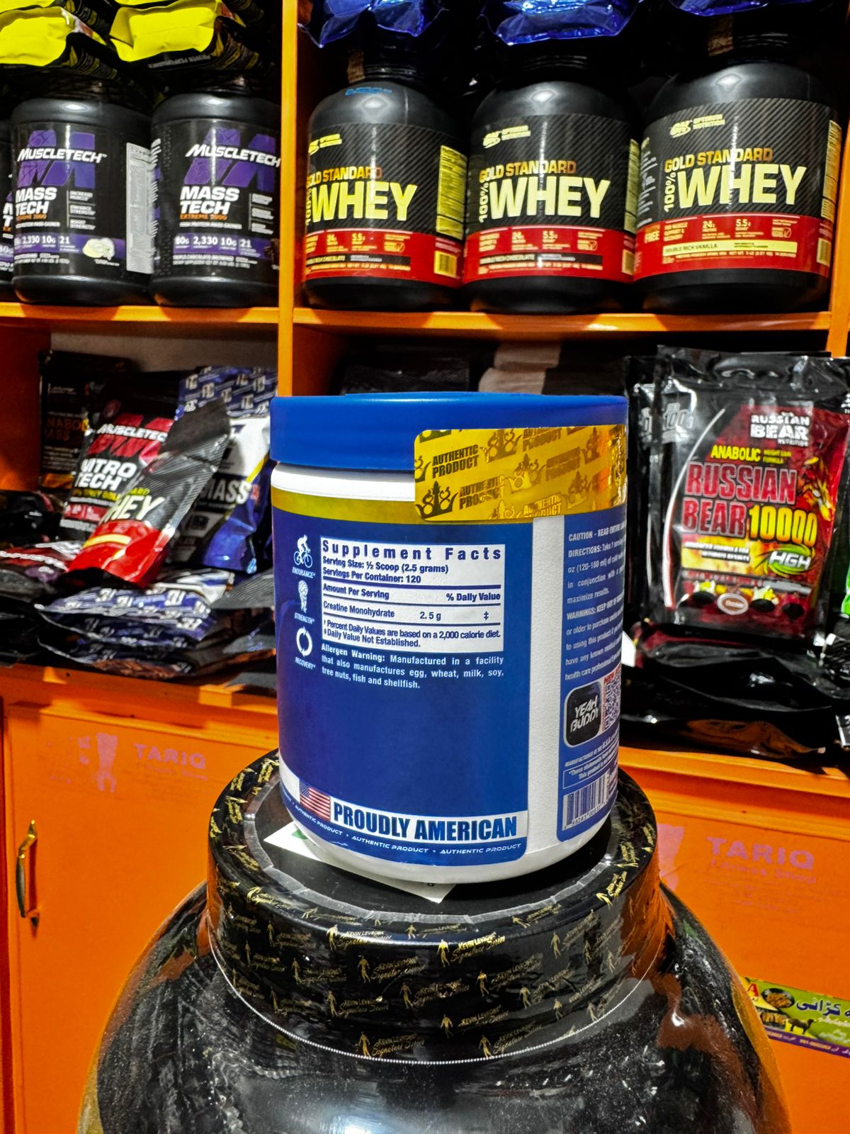RC Creatine XS – 120 Servings | Pure Unflavored Creatine Monohydrate Powder for Strength & Endurance (Proudly American)