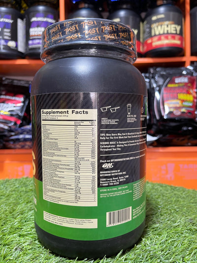 🦾 Optimum Nutrition Serious Mass 4LBS – Vanilla