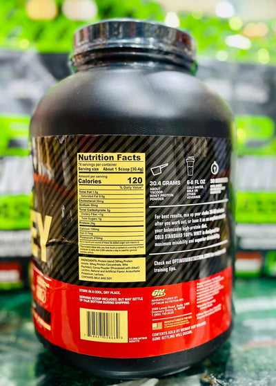 ON OPTIMUM NUTRITION WHEY PROTIEN 5LBs ( 2.27KG) Chocolate 🍫