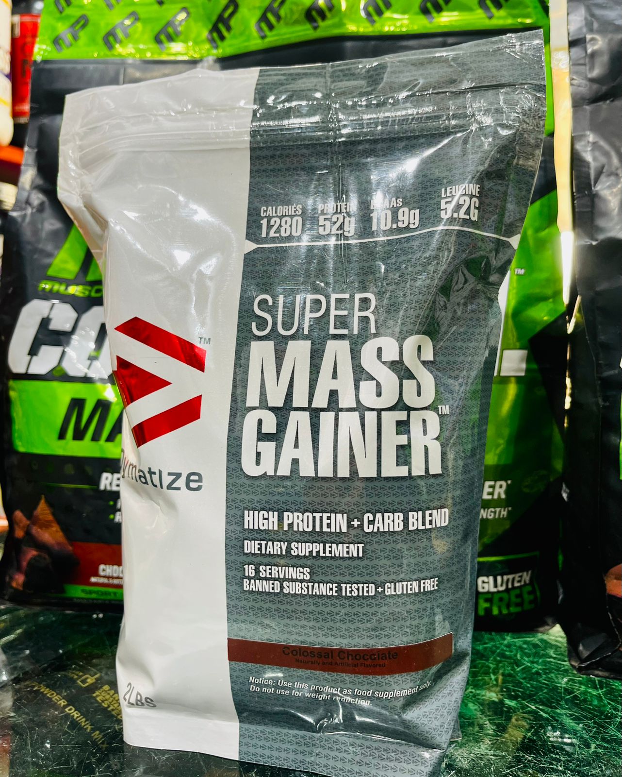 Dymatize Super Mass Gainer – 2 LBS (Colossal Chocolate) 🍫💪