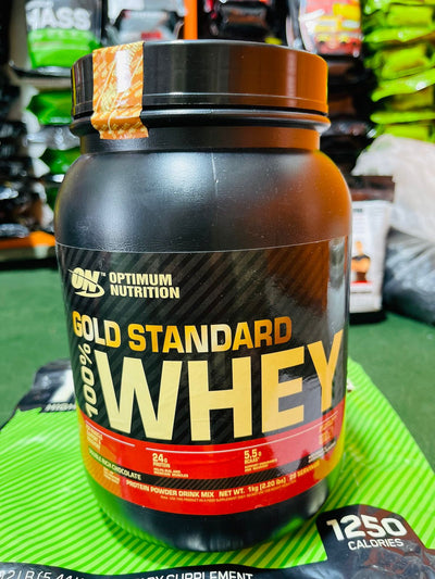 Optimum Nutrition Gold Standard 100% Whey 1KG – Double Rich Chocolate 🍫🏋️‍♂️