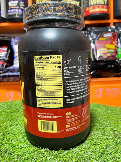 🔥 ON GOLD STANDARD 100% Whey Protein – Double Rich Vanilla (4lbs) 🔥