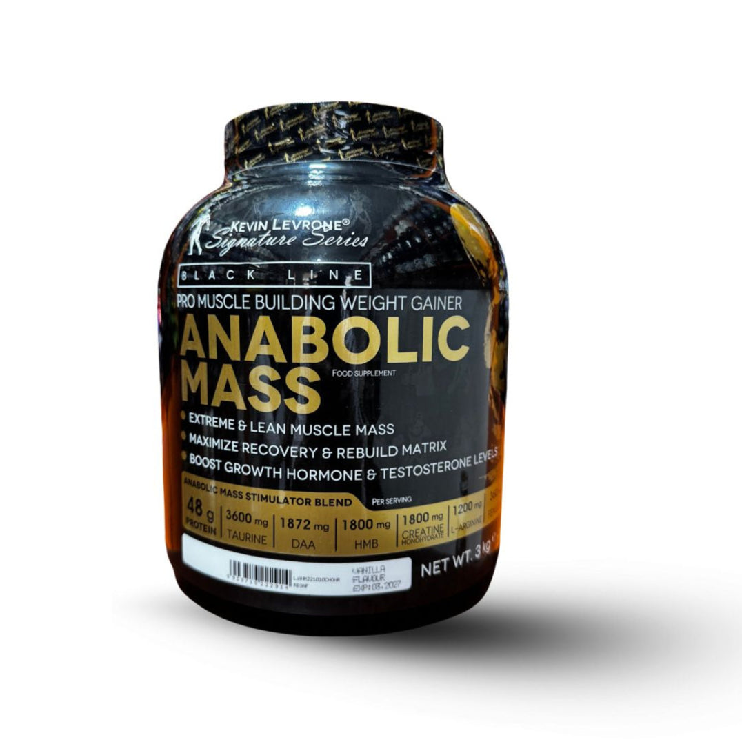 🦾 Kevin Levrone Anabolic Mass 3kg – Chocolate Flavor 🍫