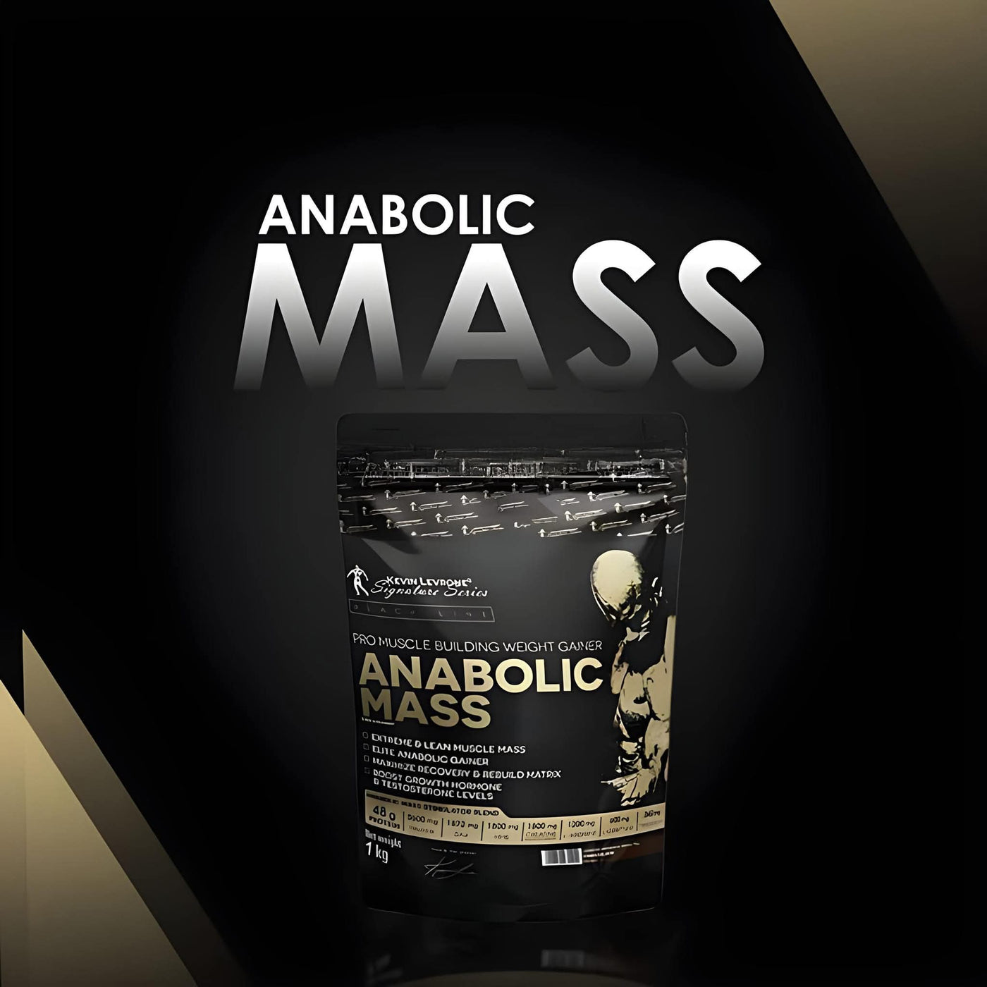 🦾 Kevin Levrone Anabolic Mass – 1kg 🍫 | Elite Muscle-Building Weight Gainer 💣
