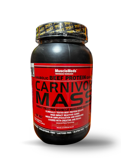 🟥 MuscleMeds Carnivor Mass 4lbs - Chocolate Fudge 🍫🐂