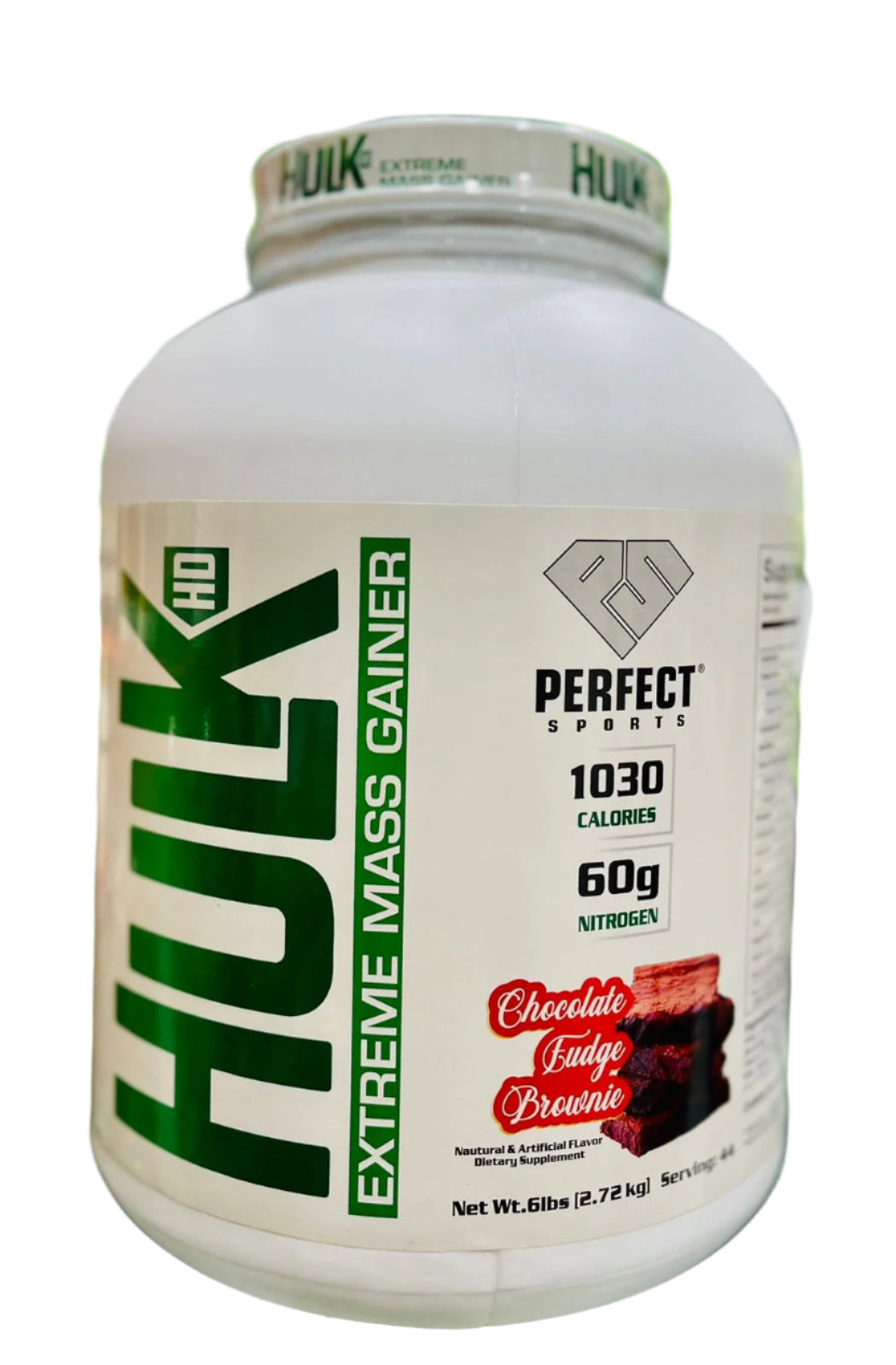 💪 HULK HD EXTREME MASS GAINER – 6LBS (2.72 KG) Chocolate Fudge Brownie 🍫