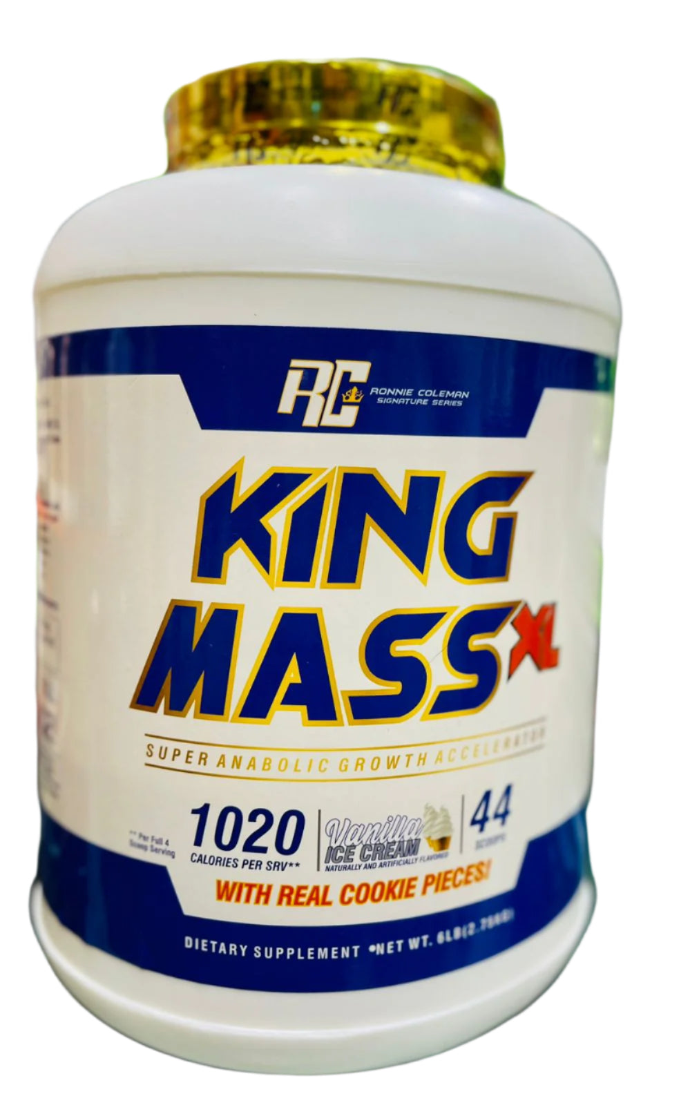 🏆 RC King Mass XL – Super Anabolic Growth Accelerator 6 lbs (2.70 kg) Vanilla