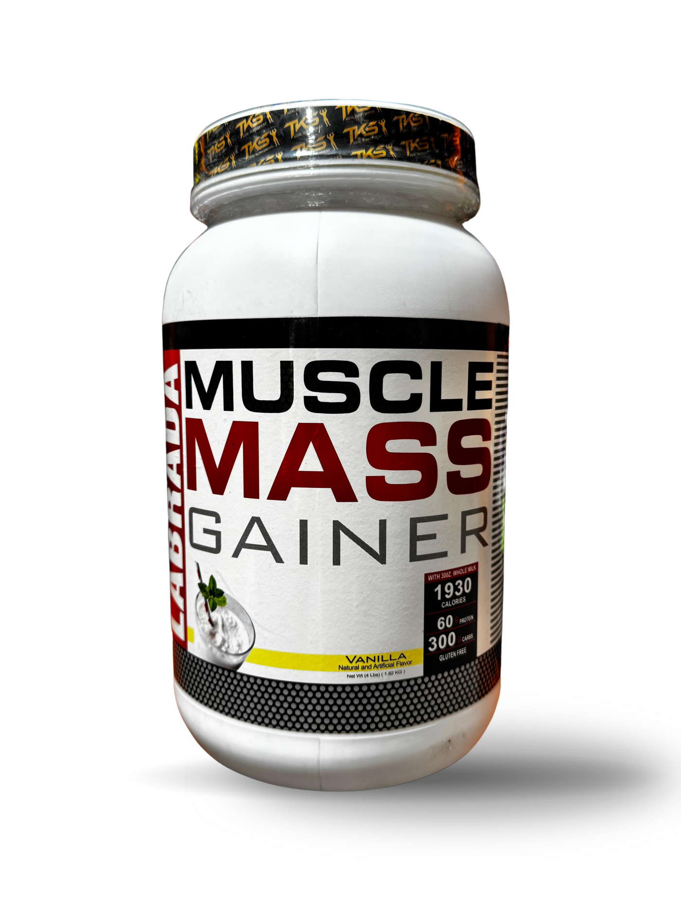 Labrada Muscle Mass Gainer 4LB – Vanilla 🍦 | 1930 Calories & 60g Protein 💪