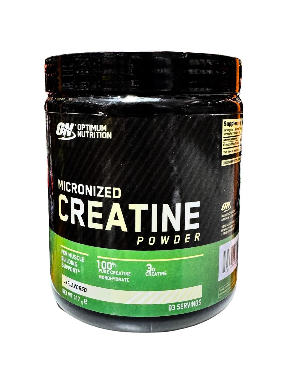 on optimum nutrition micronized creatine 93 serving