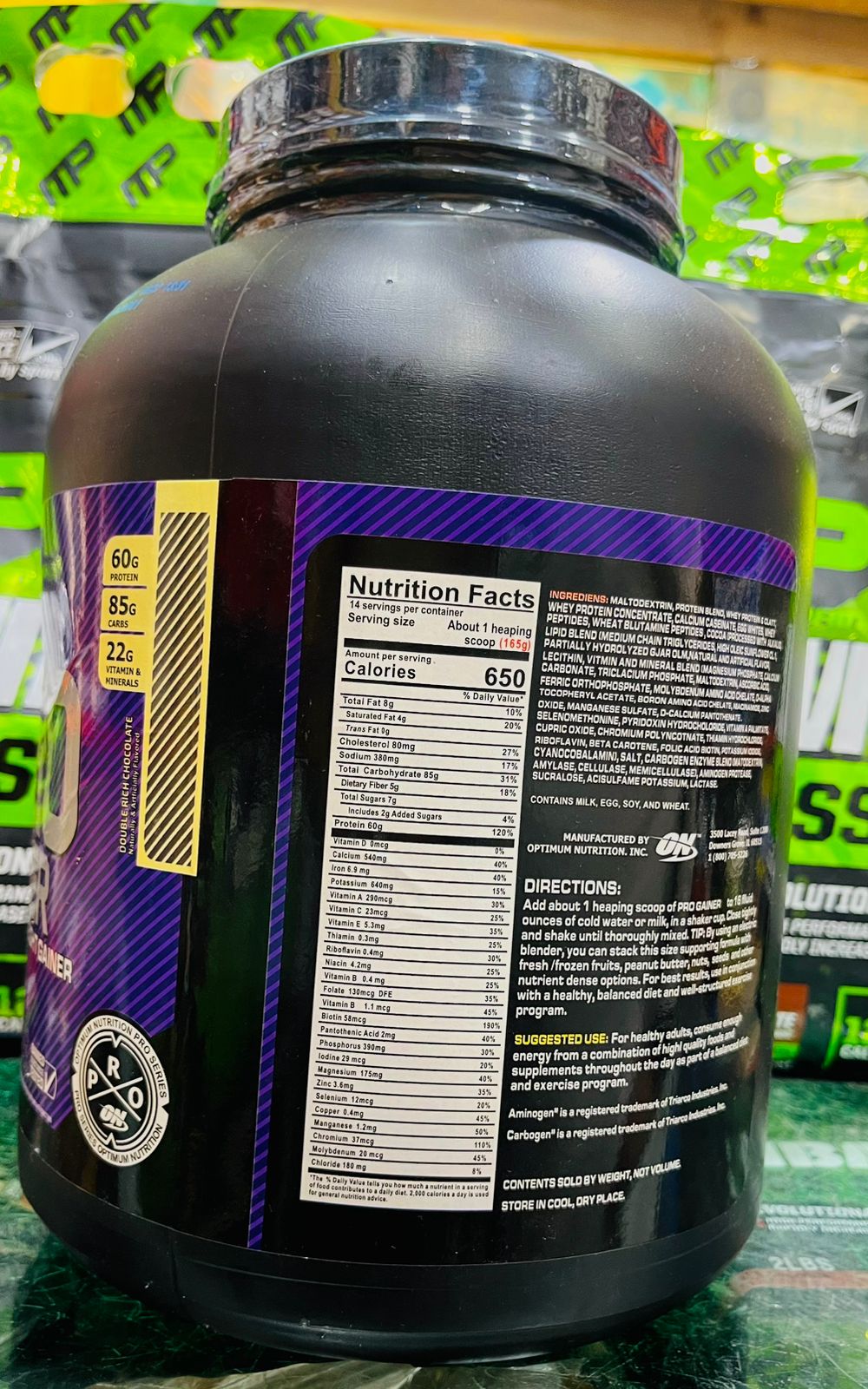 🟣 ON Pro Gainer 5.09LB (2.72) – High Protein Weight Gainer 💪