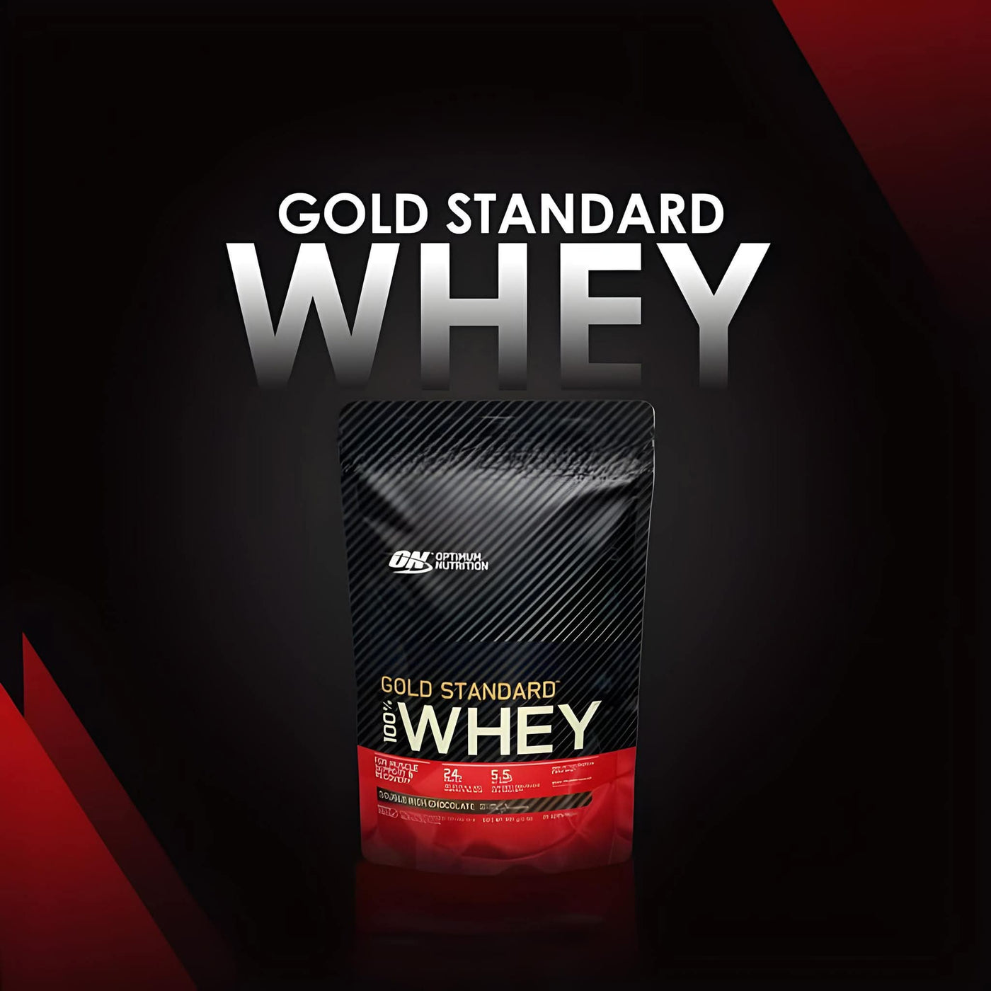 ON OPTIMUM NUTRITION WHEY PROTEIN GOLD STANDARD 2LB (CHOCOLATE 🍫)